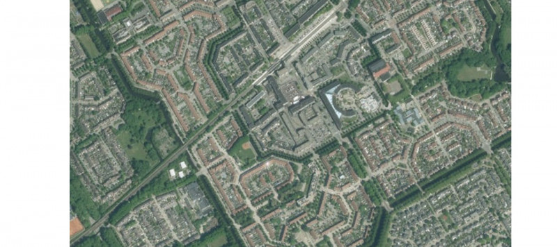 Luchtfoto Hoorn Kersenboogerd 