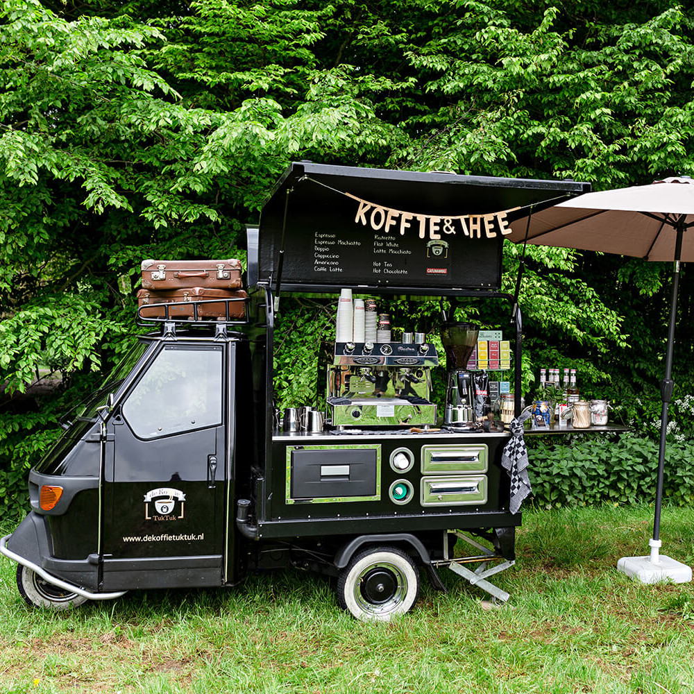 De koffie tuktuk