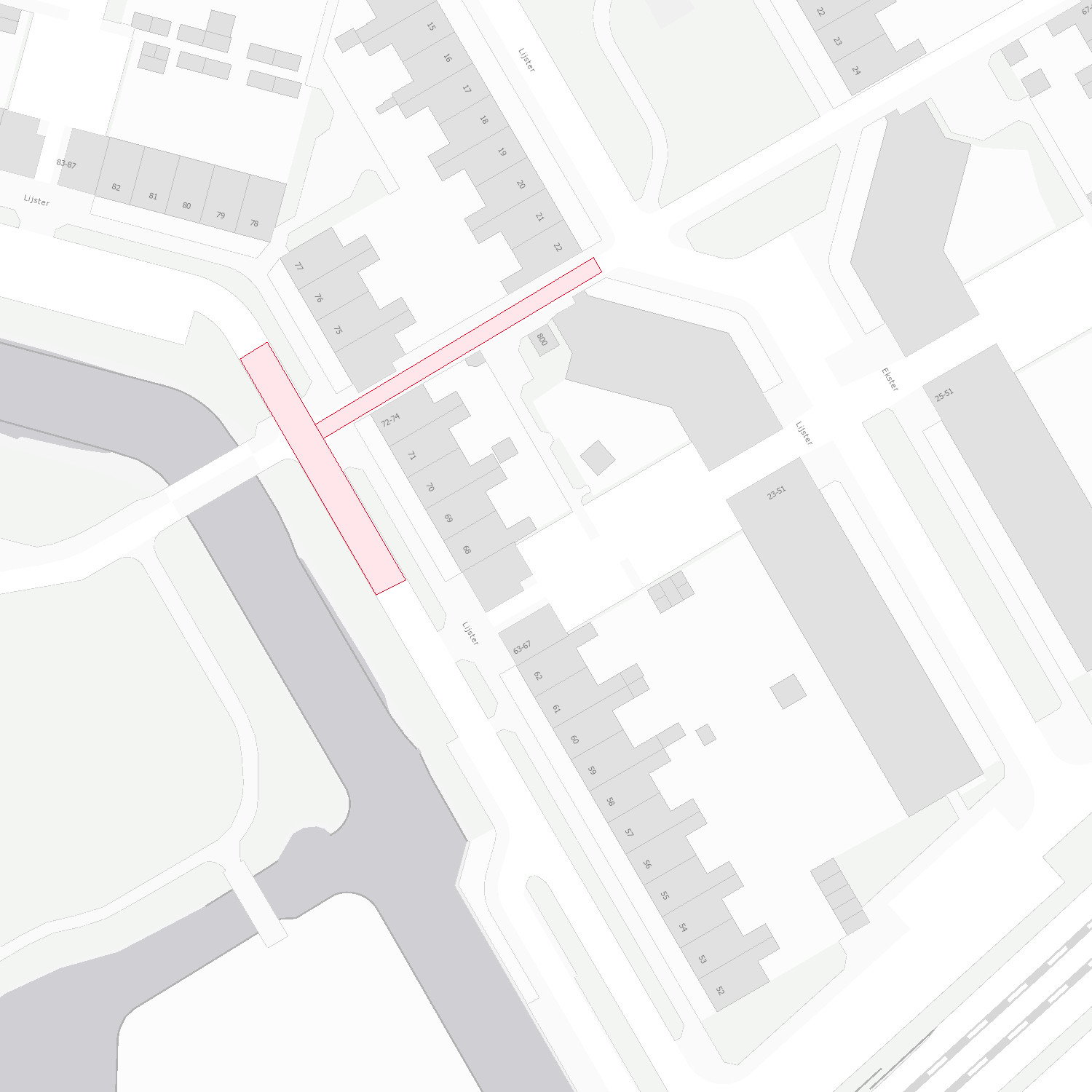 Plattegrond werkgebied Zaanweg